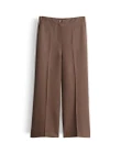 SOMEDAY Pantalon Celino Cropped Linen Bruin 2