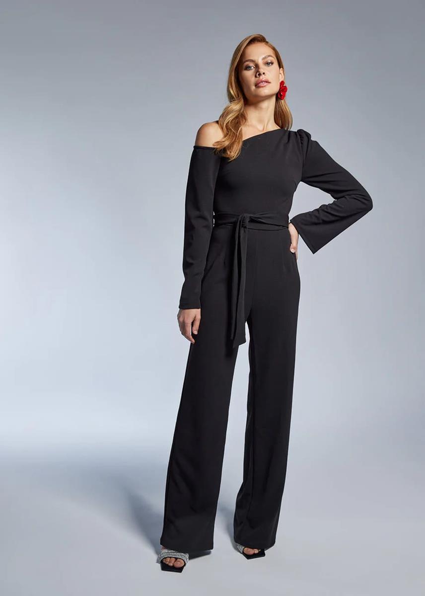 Freebird Jumpsuit Joel F-Jer-Pes-Cr Zwart 1