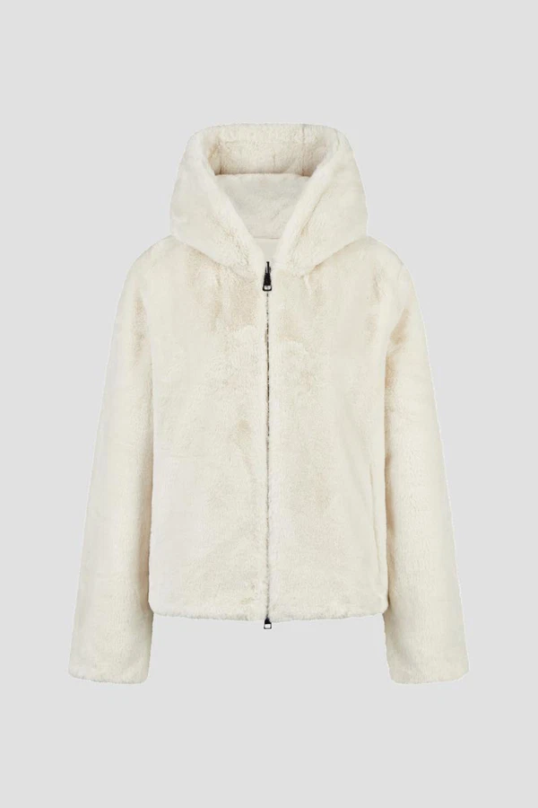 Barbara Lebek Mantel 10360062 Off-White 1