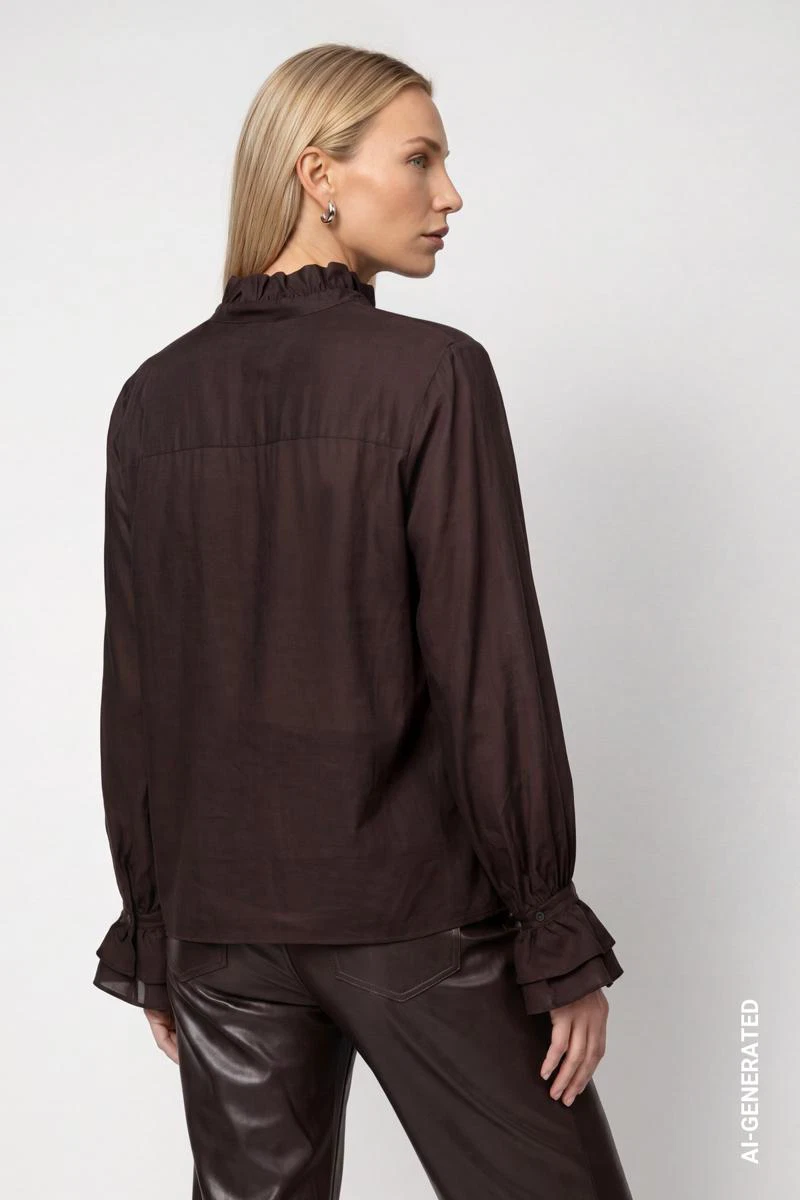 Monari Blouse 809717 Bruin 4