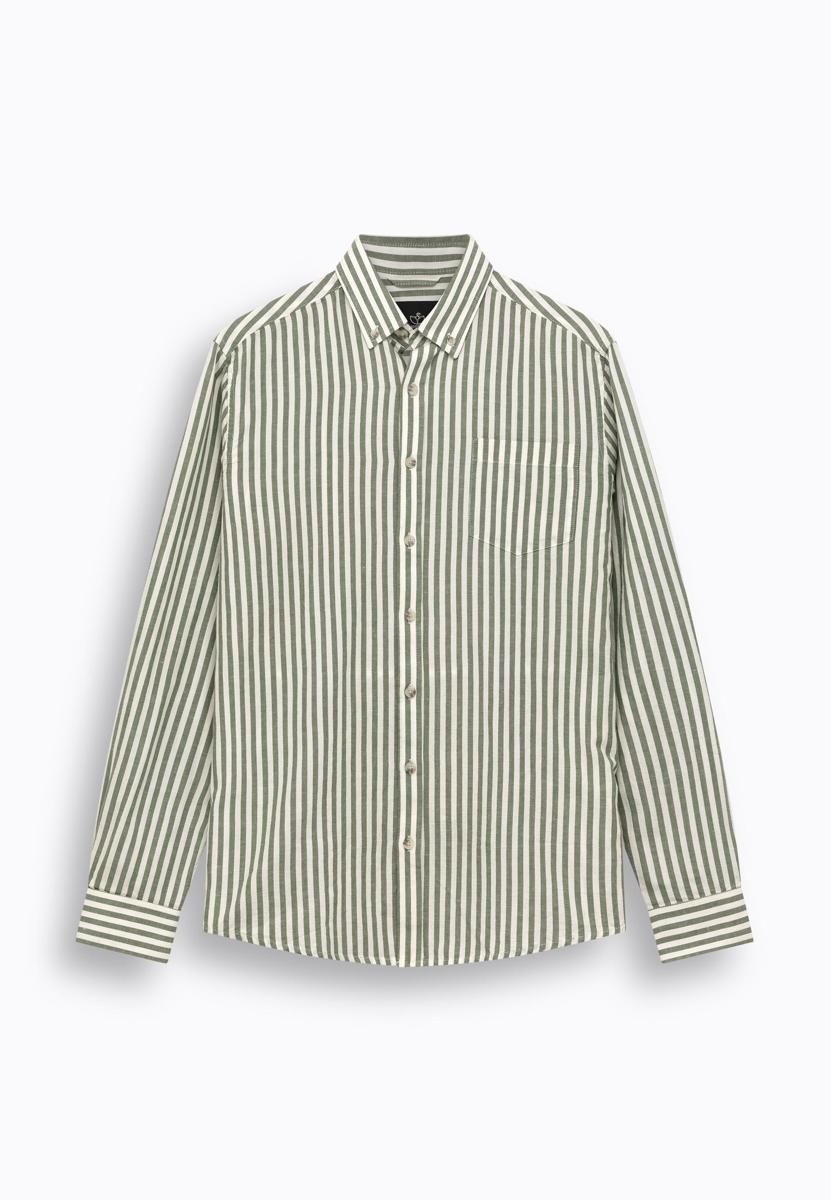 BlueFields Overhemd 21236040 Groen 2