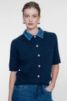 Geisha Vest 64507-10 Blauw 6