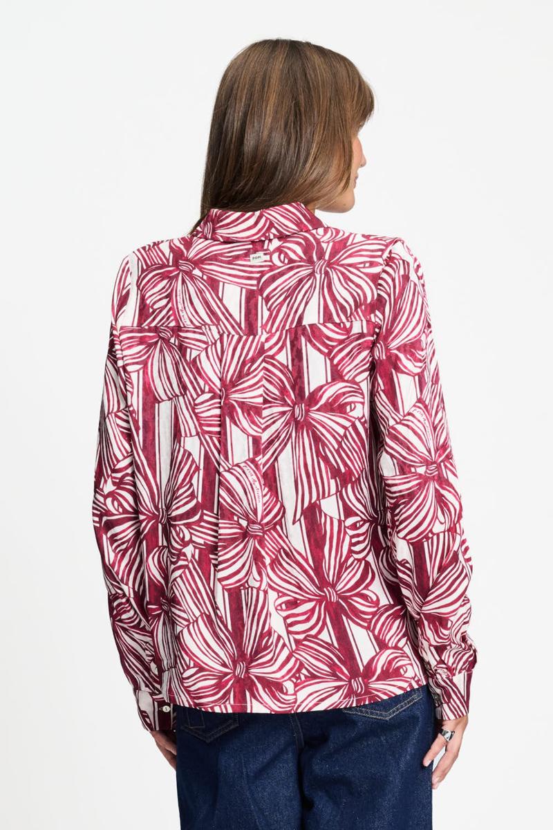 POM Amsterdam Blouse SP9734 Rood 3