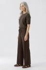 Oui Pantalon 0098665 Beige 4