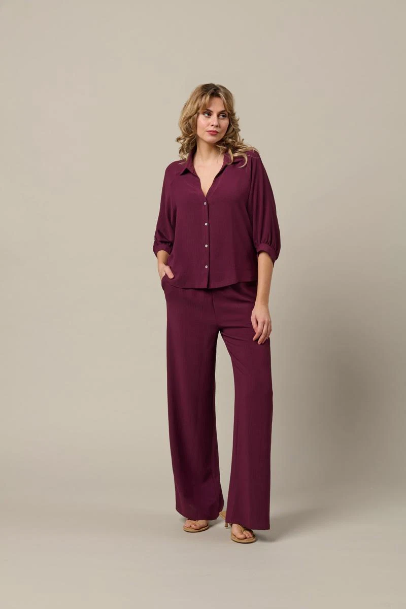 &Co Woman Blouse Marijke Paars 5