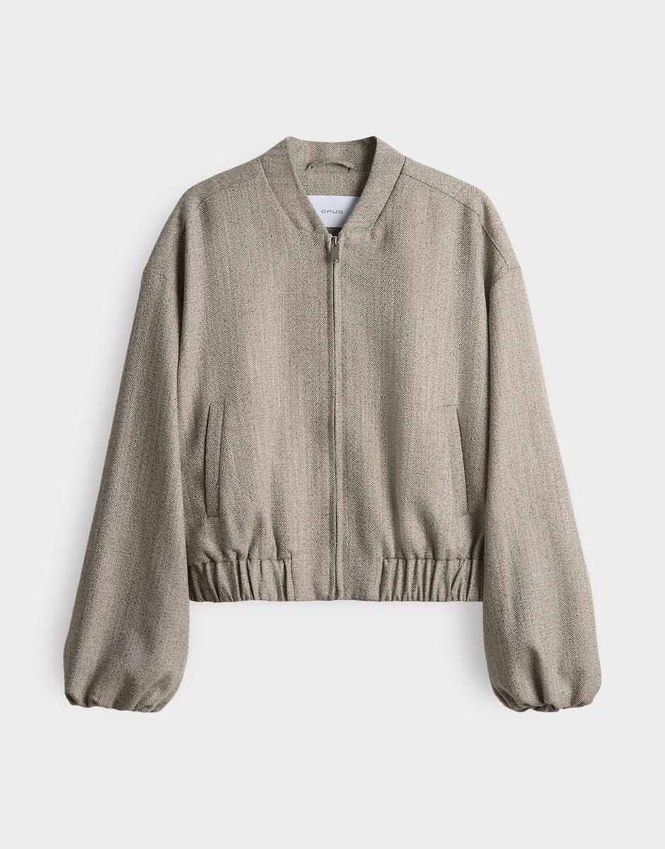 OPUS Blazer Jalea Herringbone Grijs 2