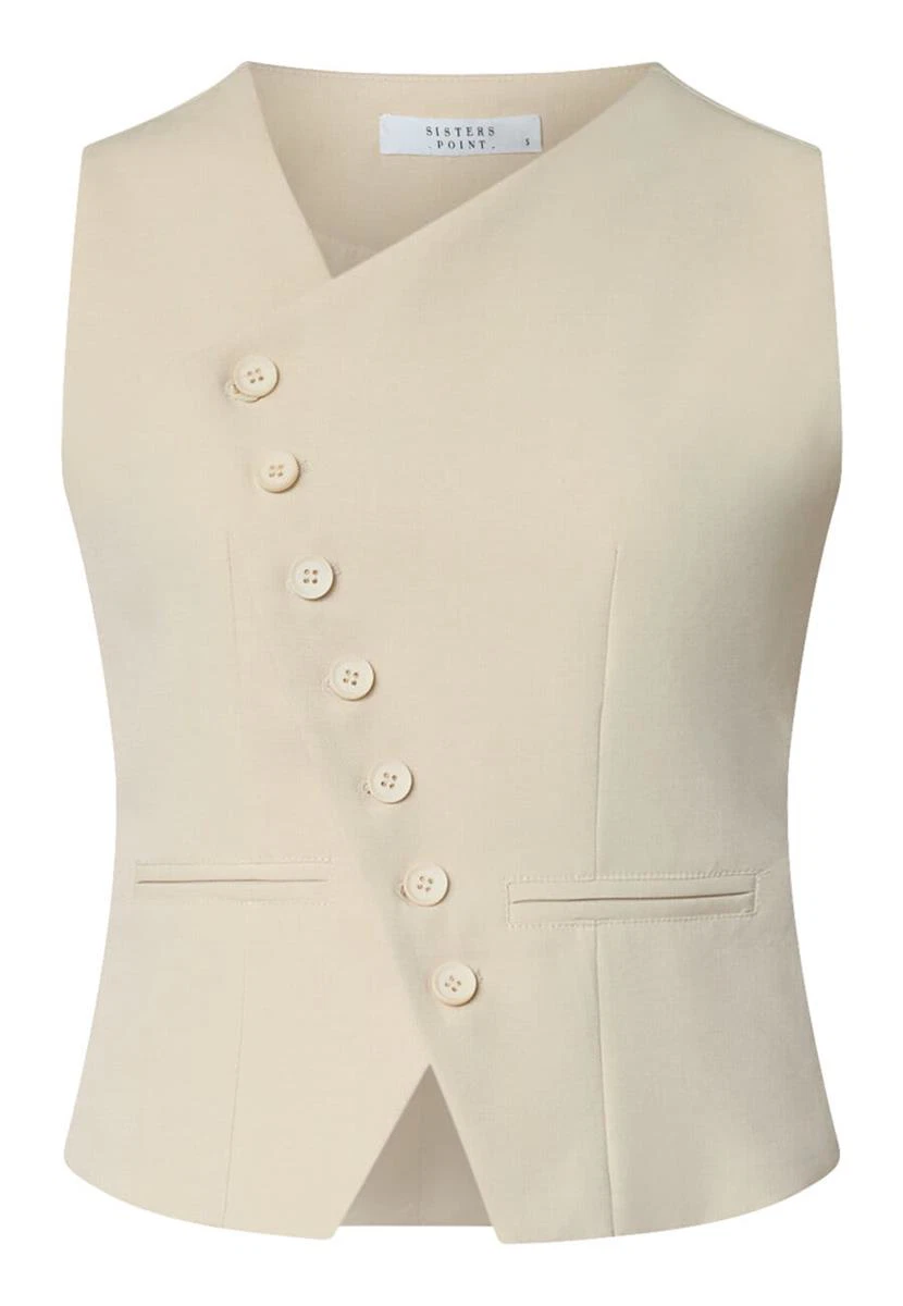 Sisters Point Gilet Gata-Ve2 Off-White 2