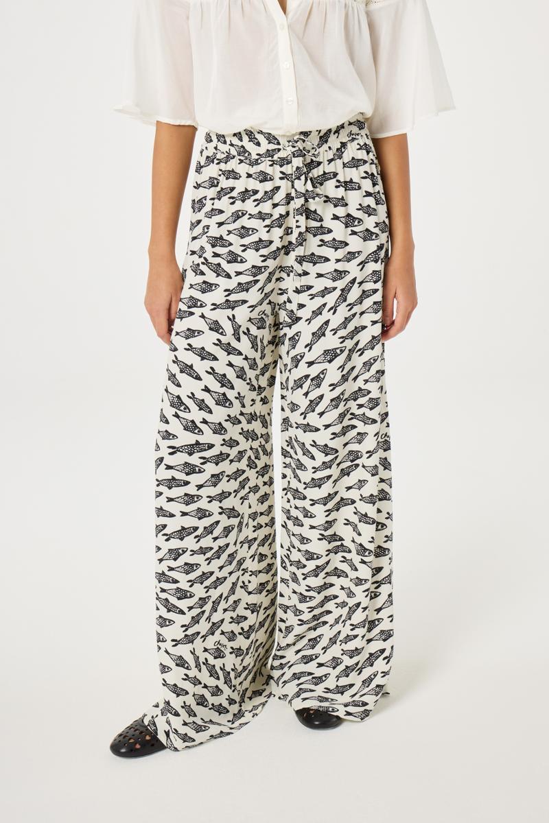 Fabienne Chapot Pantalon Palapa Off-White 1