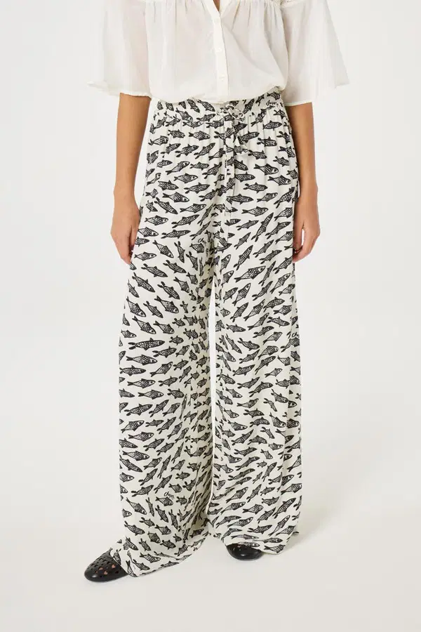 Fabienne Chapot Pantalon Palapa Off-White 1