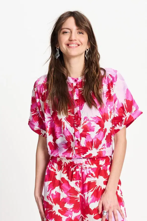 POM Amsterdam Blouse SP9649 Roze 1