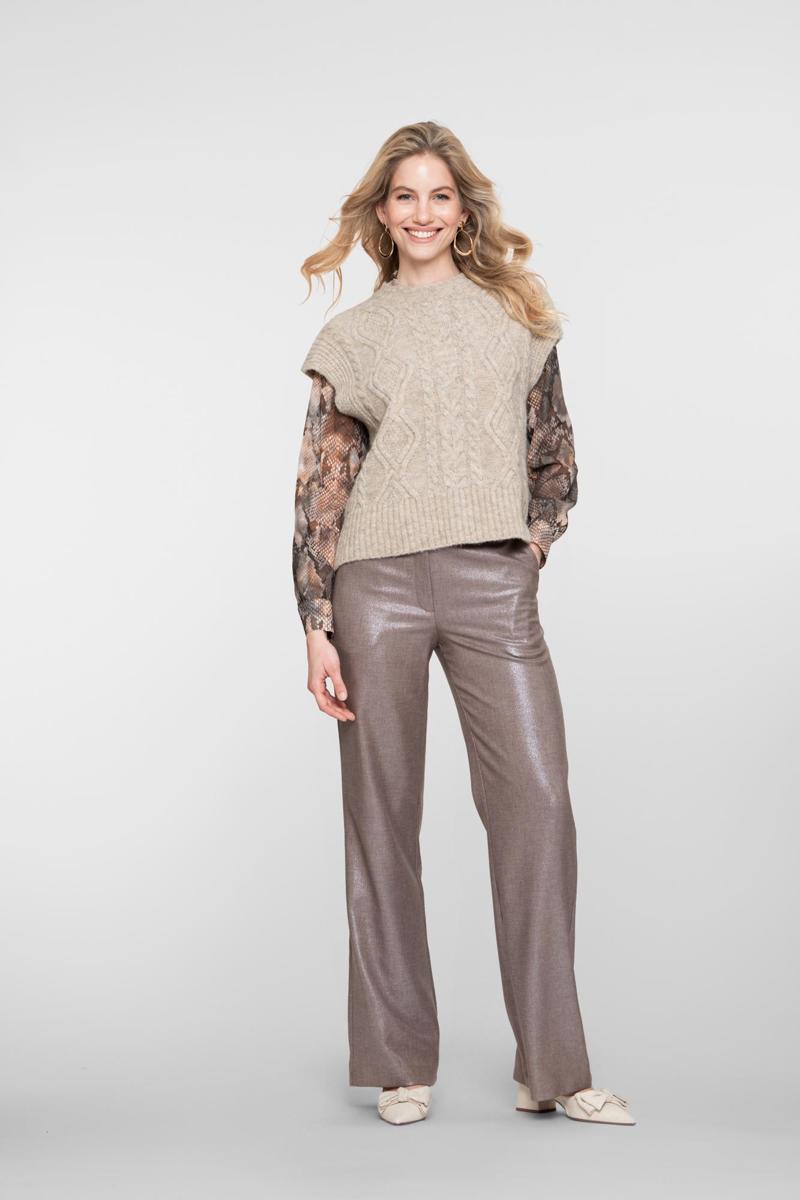 Geisha Pantalon 51580-32 Taupe 1