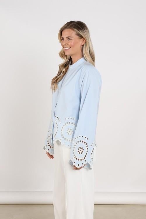 NUKUS Blouse NKS02187 Blauw 3