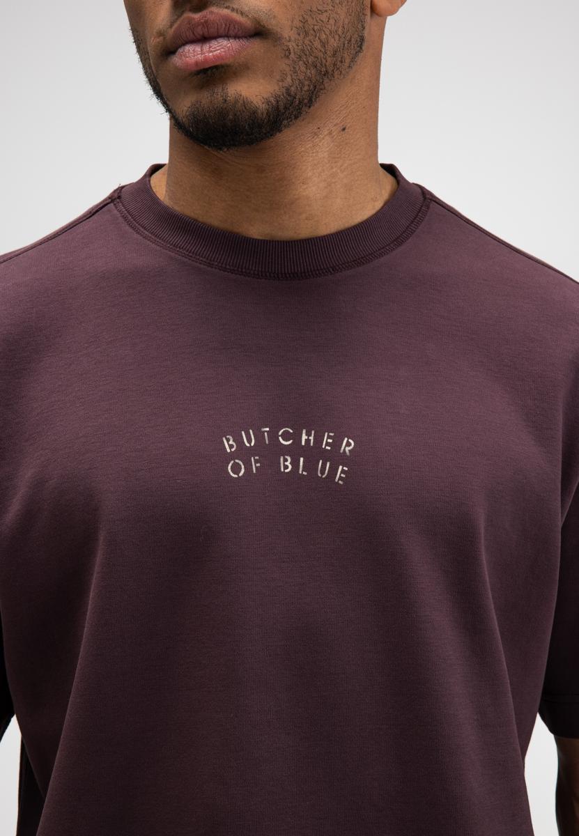 Butcher of Blue T-Shirt Mercer Layer Paars 5