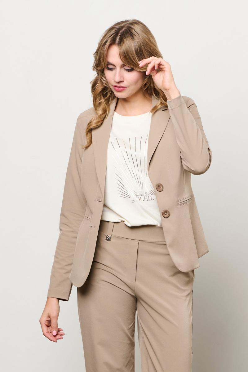 &Co Woman Pantalon PA429 Taupe 4