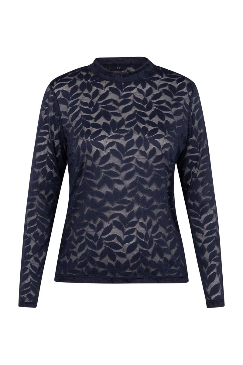 Studio Anneloes Longsleeve Reagan lace top Blauw 2