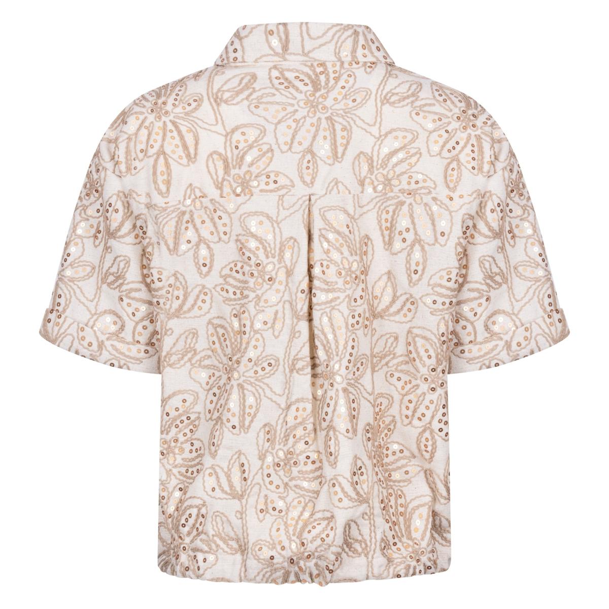 NUKUS Blouse Leonora Beige 4