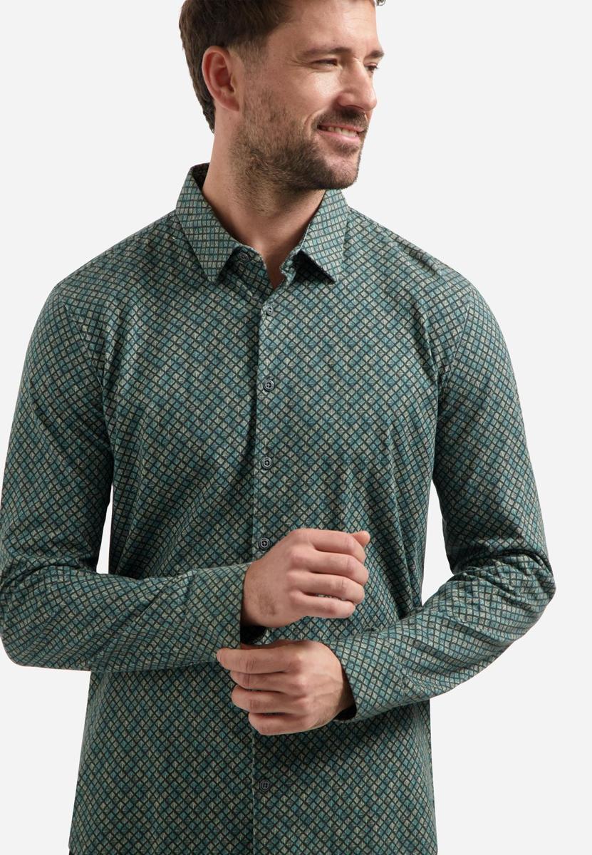 No Excess Overhemd 30431107 Groen 4