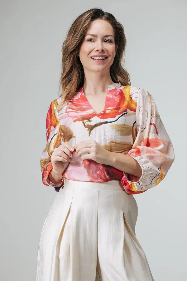 Label DOT Blouse 2611020 Roze 1