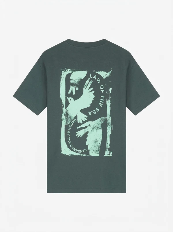 Law of the Sea T-Shirt LAW-10537 Groen 1
