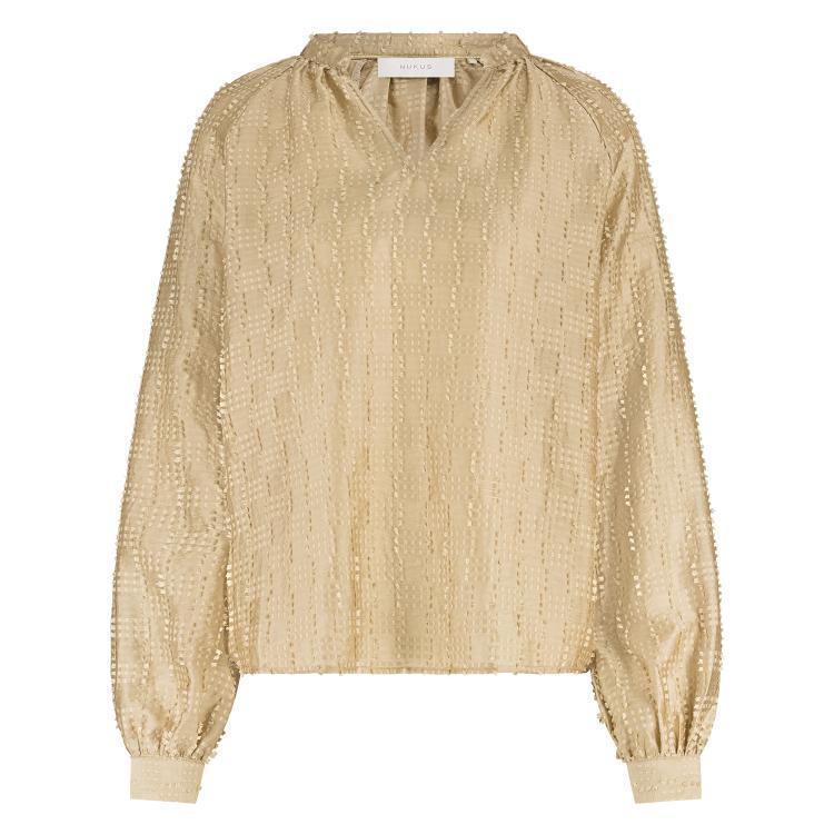 NUKUS Blouse NKF02019 Bruin 2