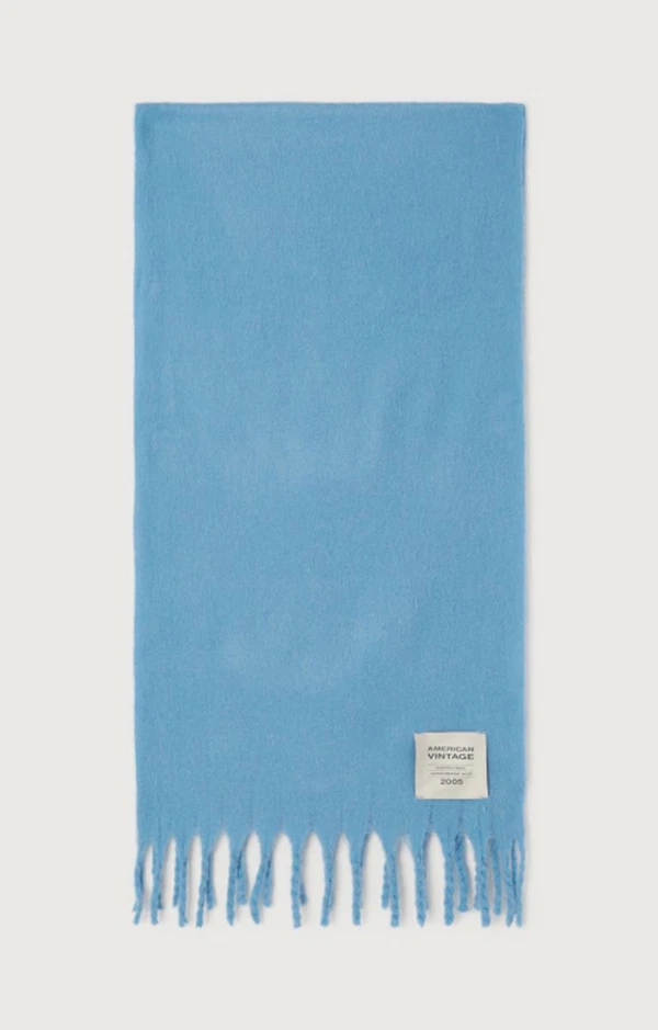 American Vintage Sjaal ZI20AH26 Blauw 1