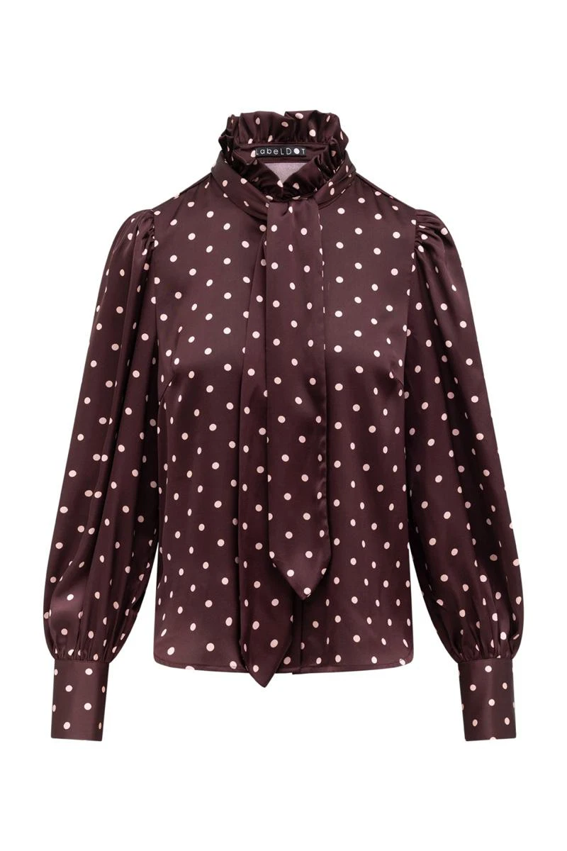Label DOT Blouse 2621036 Paars 3