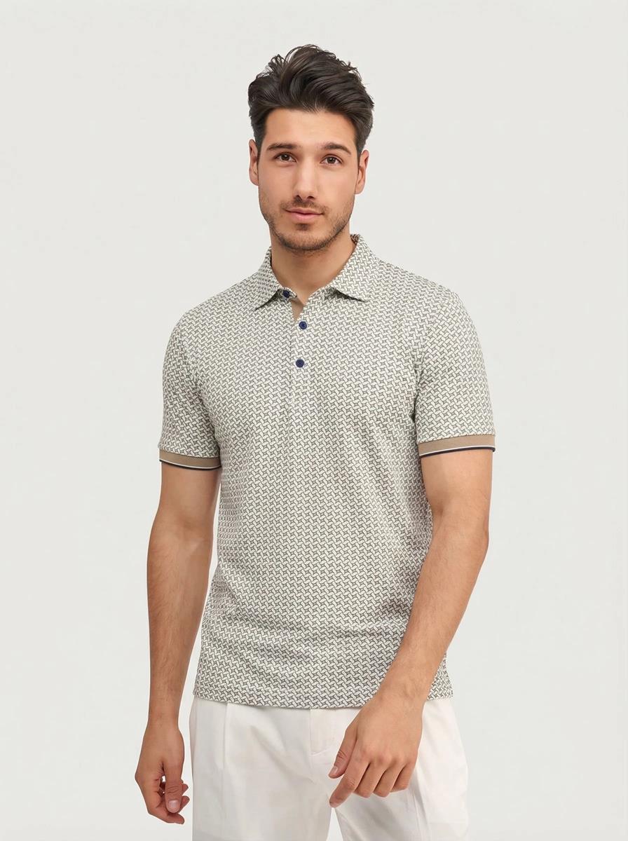 Blue Industry Polo KBIS26-M32 Taupe 1