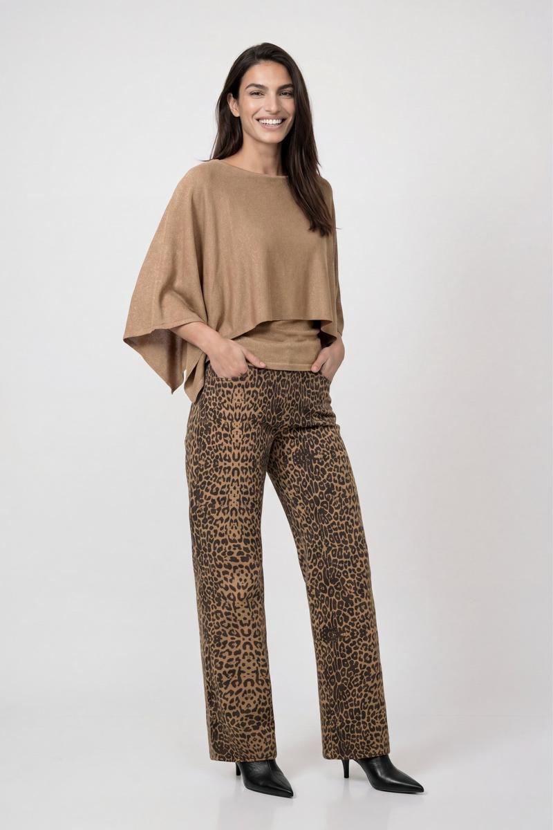 Monari Pantalon 810013 Bruin 3