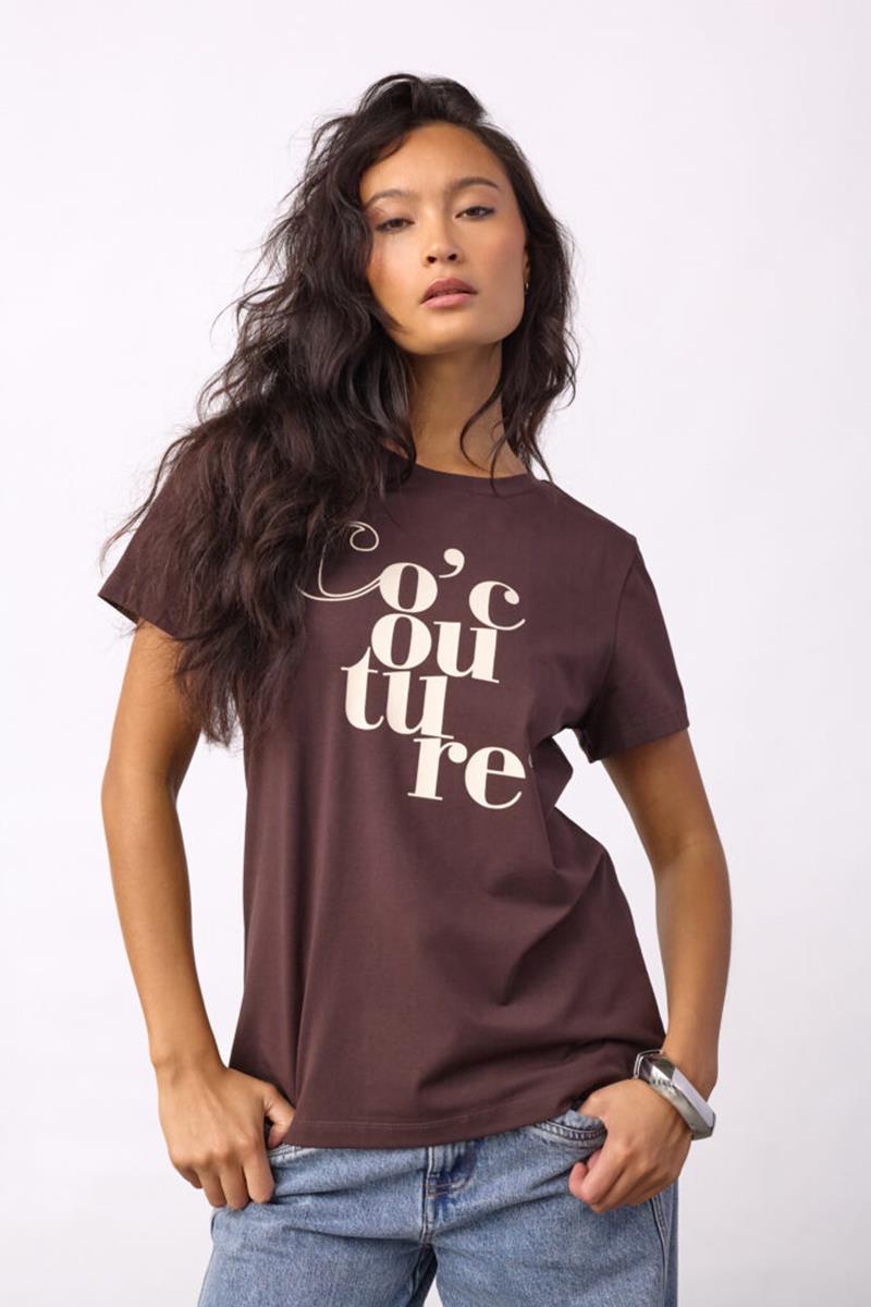 Co'Couture T-Shirt Co’Couture Bruin 1