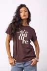 Co'Couture T-Shirt Co’Couture Bruin 1