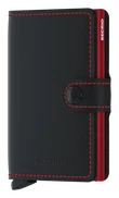 Secrid Miniwallet Matte Black Red Zwart 2
