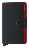 Secrid Miniwallet Matte Black Red Zwart 2