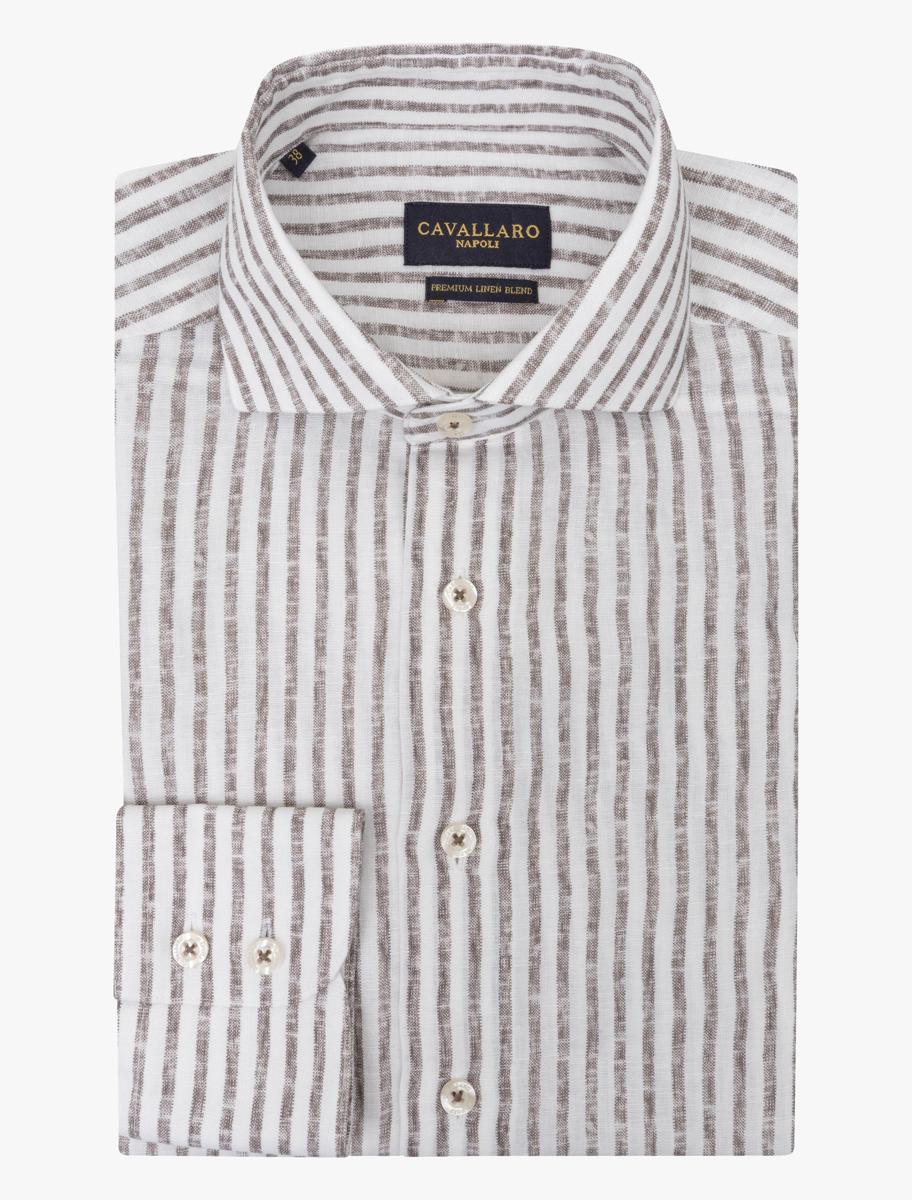 Cavallaro Overhemd 110261009 Bruin 2