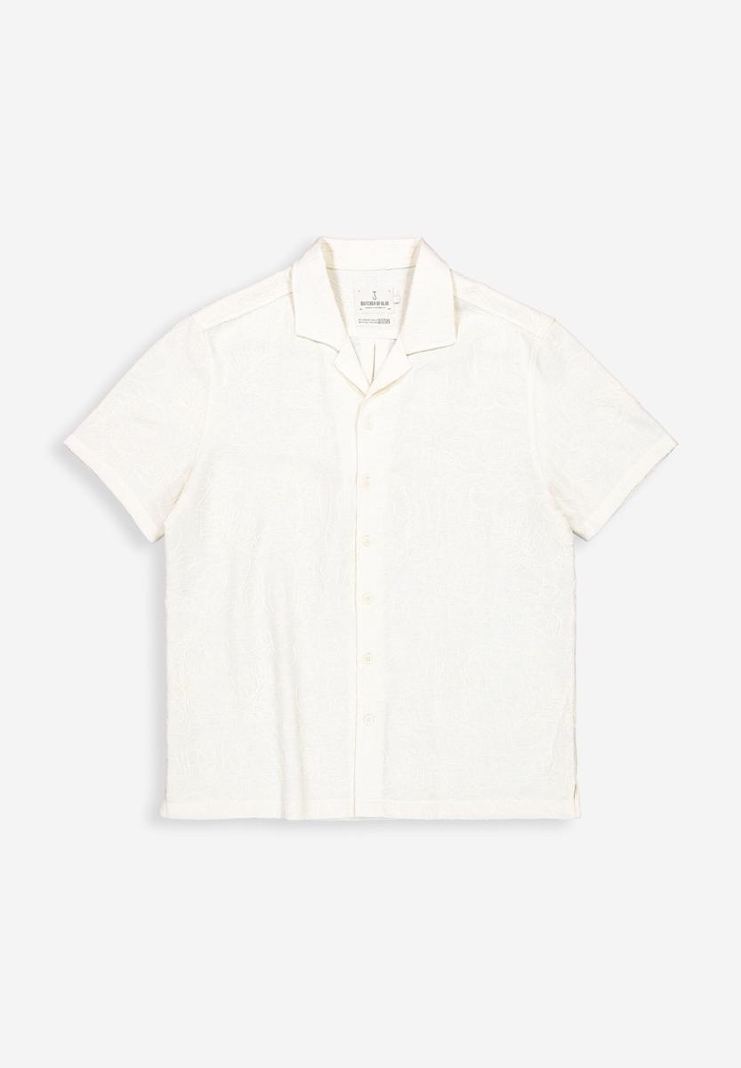 Butcher of Blue Overhemd M2614050 Wit 1