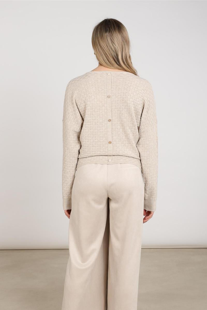 NUKUS Trui Kento Beige 3