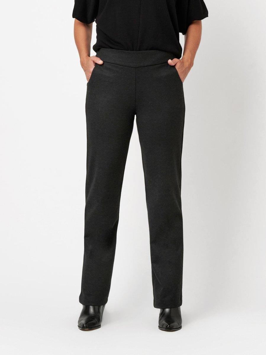 TONI Pantalon Scarlet Wide Leg Zwart 1