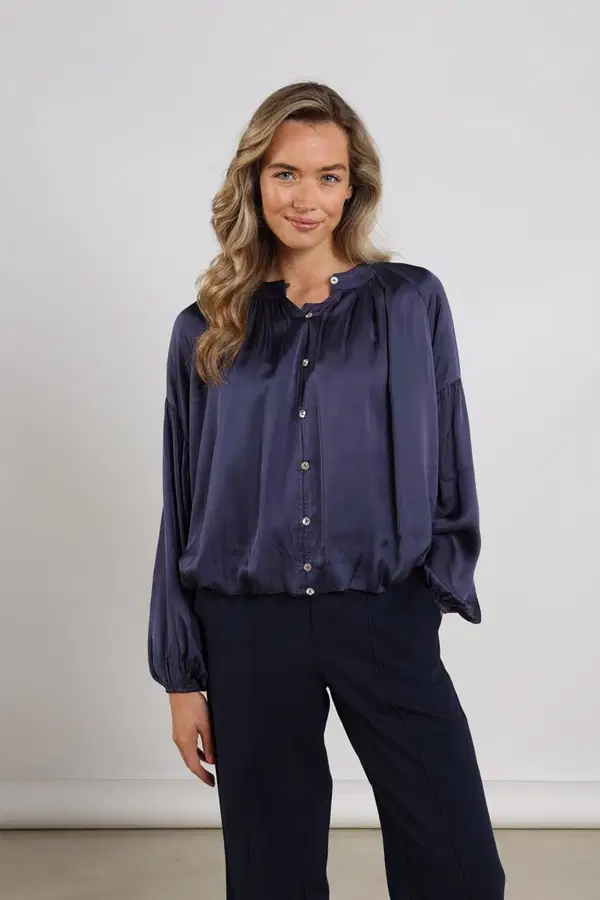 NUKUS Blouse Elly Blauw 1
