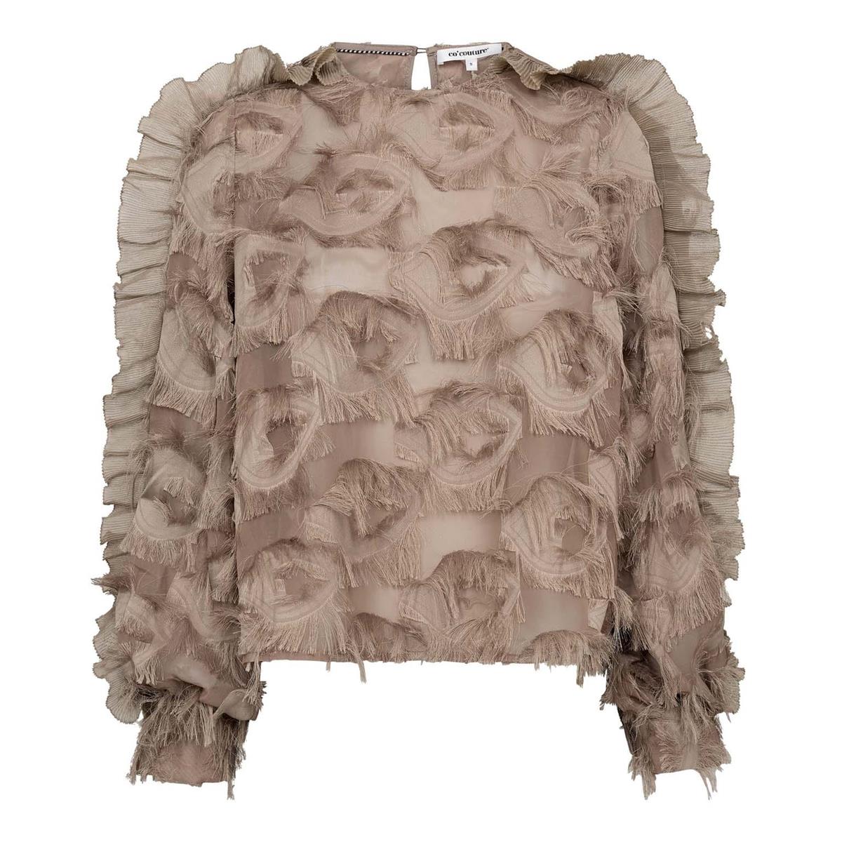 Co'Couture Blouse Syra Taupe 2
