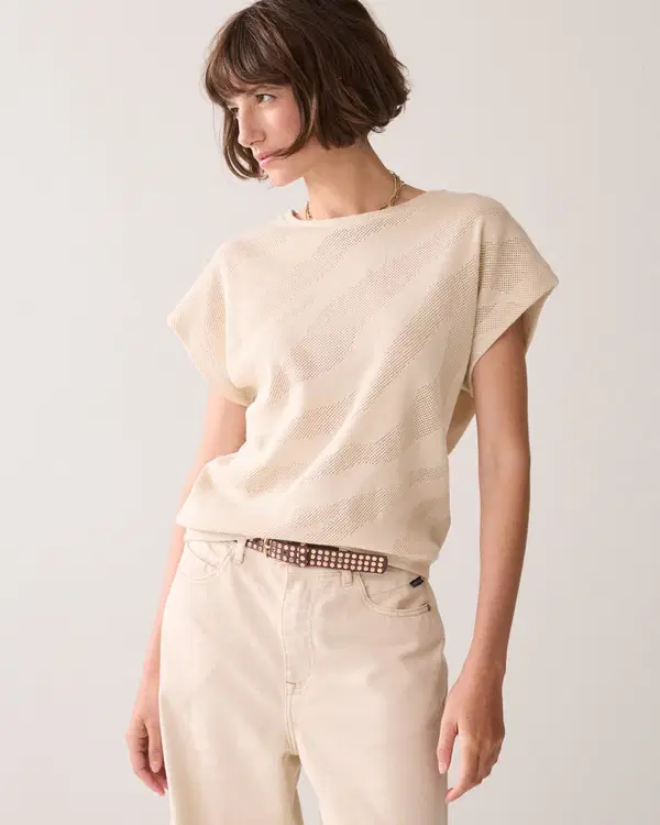 Summum T-Shirt 3s5323-30788 Beige 1