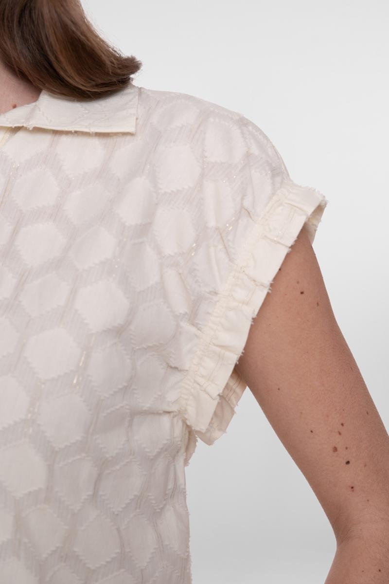 Geisha Blouse 63235-26 Off-White 5
