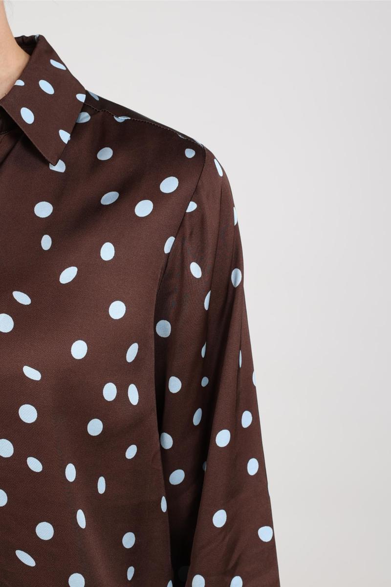 NUKUS Blouse NKF02159 Bruin 3