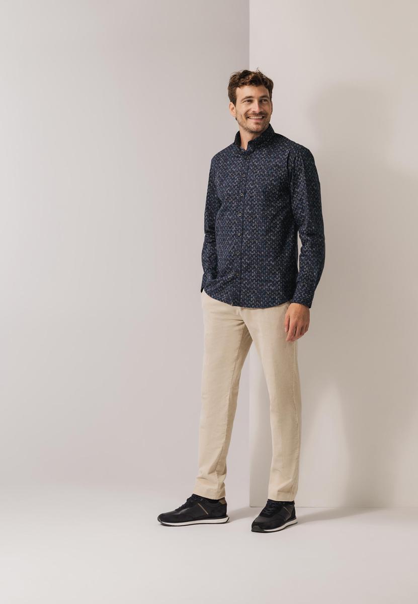 State of Art Overhemd 214-25909 Blauw 3