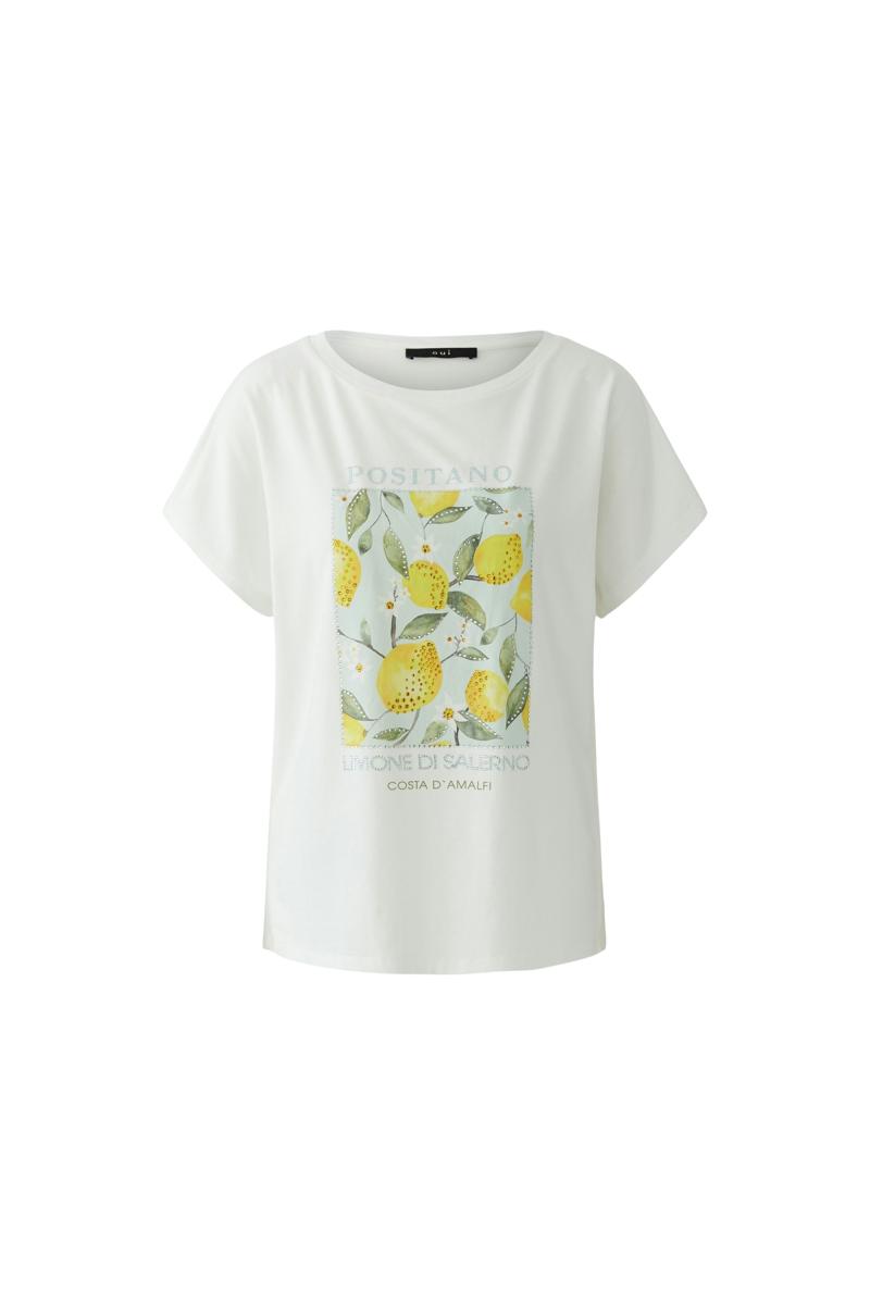 Oui T-Shirt 0097200 Off-White 2