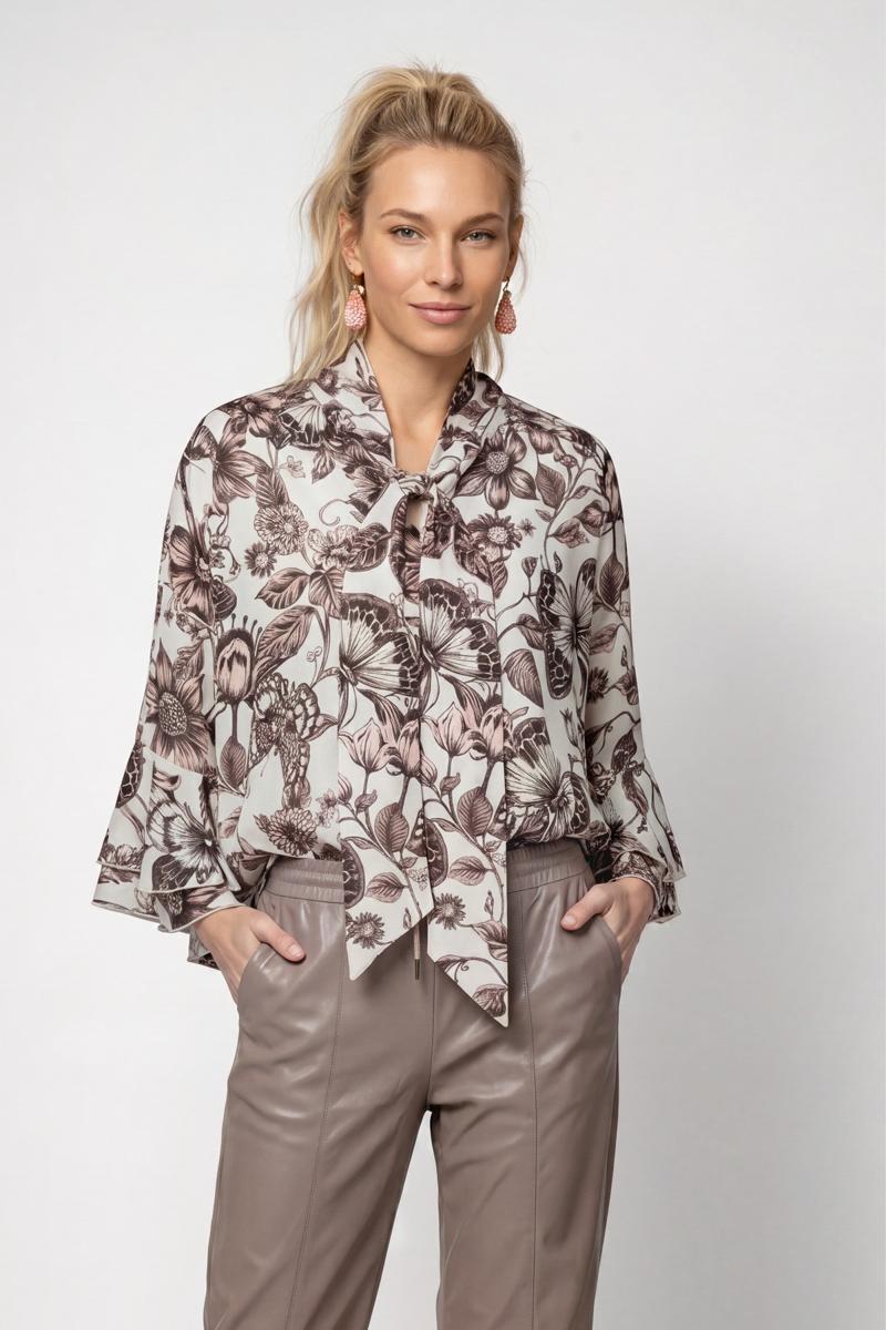 Monari Blouse 809765 Taupe 1