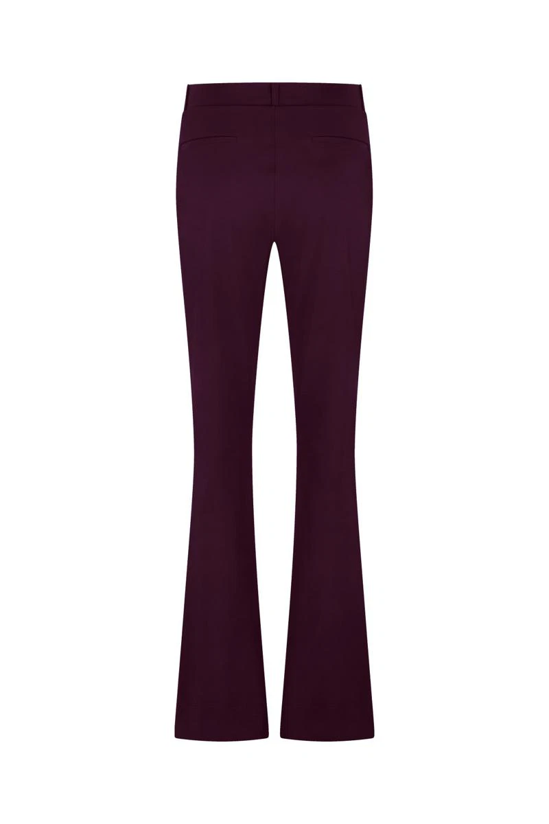 Studio Anneloes Pantalon Flair Bonded Paars 3