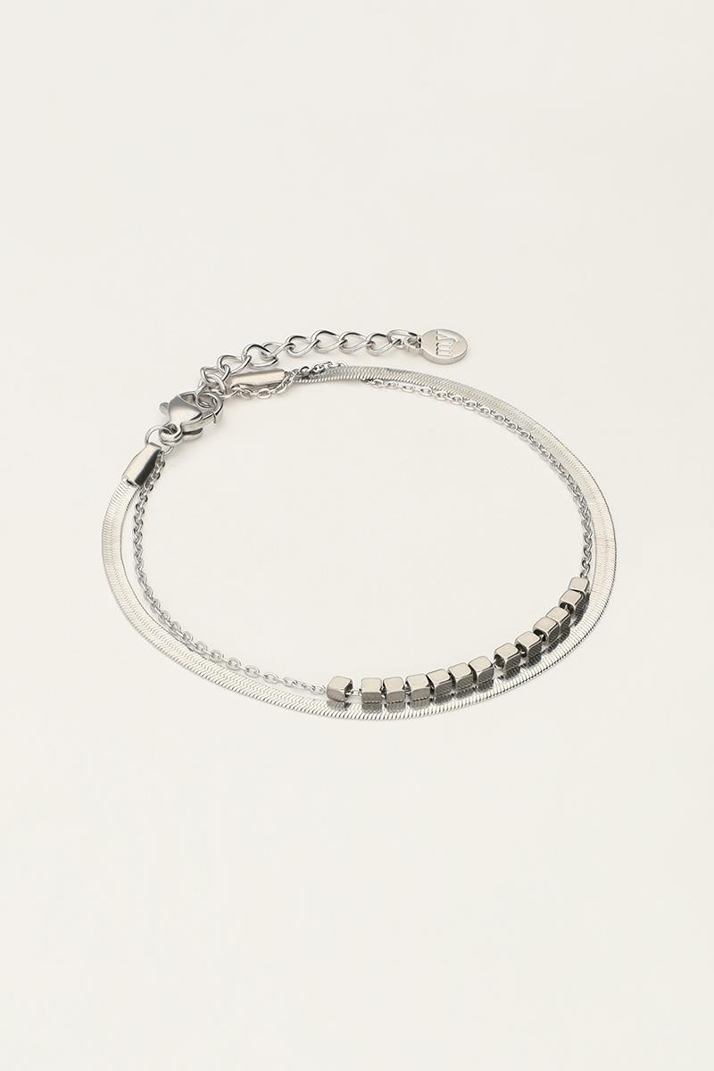 My Jewellery Armband MJ10158 Zilver 1