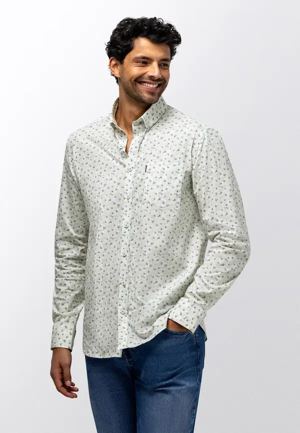 State of Art Overhemd 214-16298 Groen 1