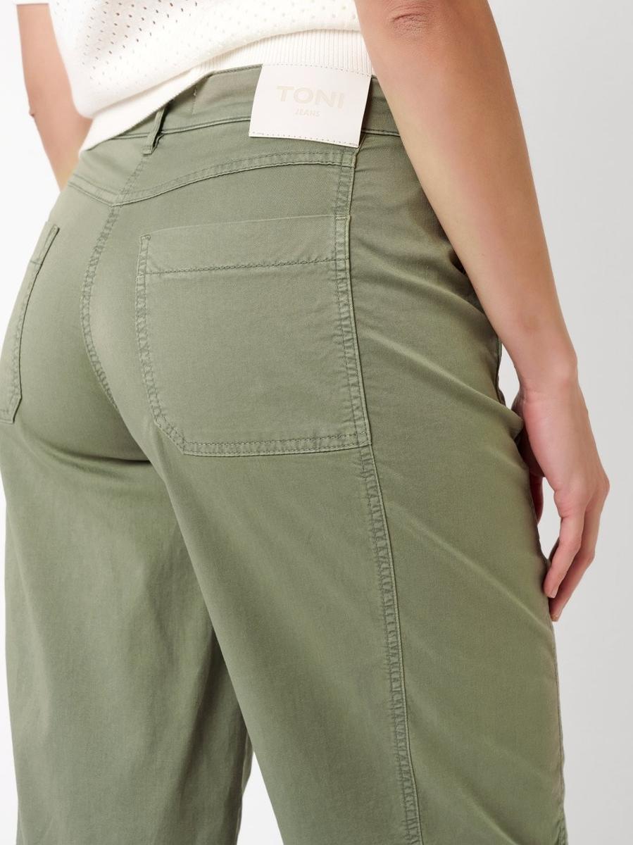 TONI Pantalon Liv Barrel 7/8 21-03/1125-38 Groen 4