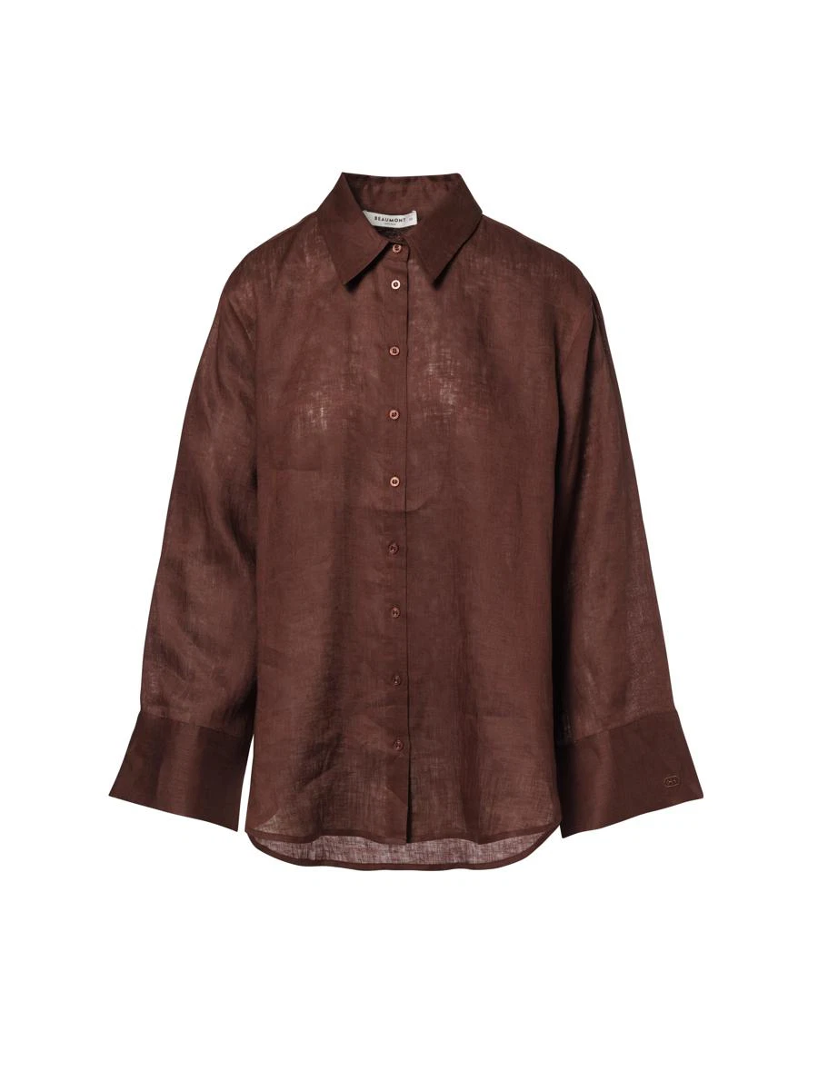 Beaumont Collectie Blouse Gwenny Bruin 2
