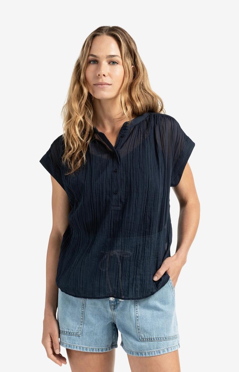 YAYA Blouse 01-701296-506 Blauw 1